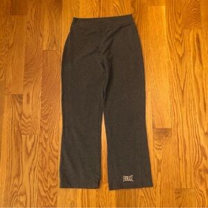 Everlast Medium Gray Grey Stretch Ankle Workout Lounge Cropped Pants Small